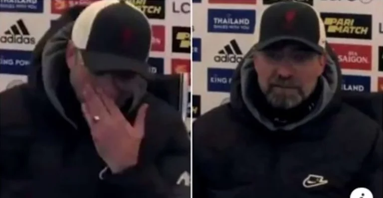 Jurgen Klopp almost began to cry when he admitted that Liverpool is no longer in the race for title