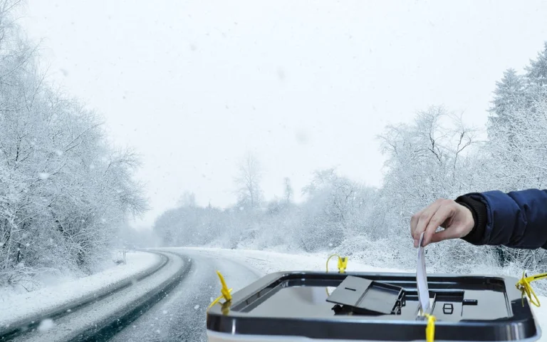 Elections at -11 degrees, tomorrow even snowfall in Kosovo
