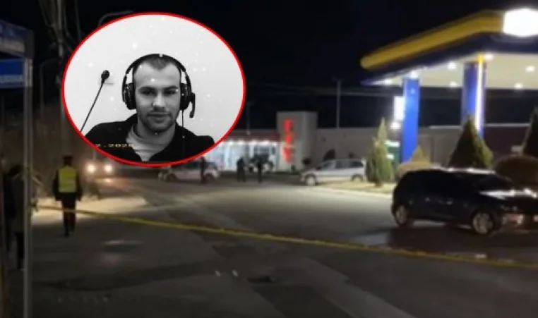 Procuratore che parla dell'omicidio di ieri a Mitrovica