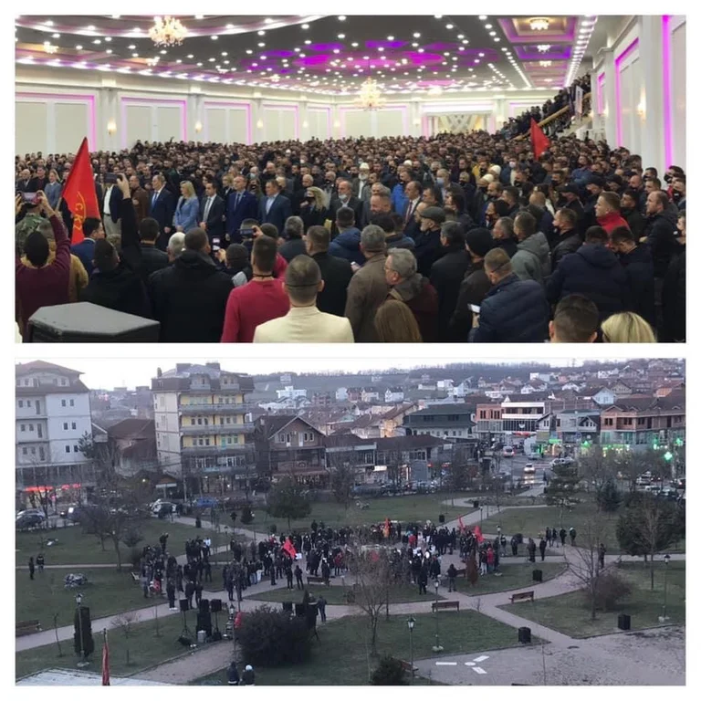 Vetevendosje non si riunisce a Malisheva, vedere la differenza con NISMA rally in questa città