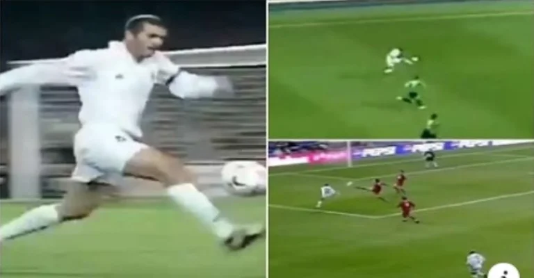 Die Videoshows Zidane hatte den besten Ball Touch in der Fußballgeschichte