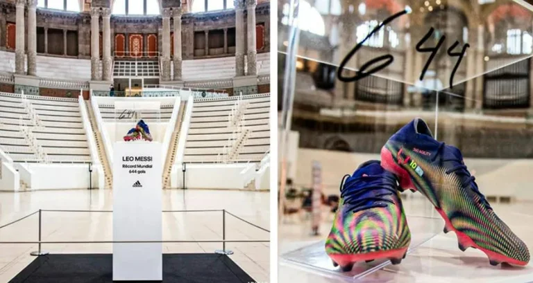 Class inside and outside field: Mess presents money collection shoes to combat cancer in children