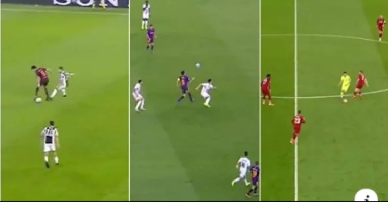 The extraordinary video shows that there's no point in cutting Sergio Busquets when he has the ball.