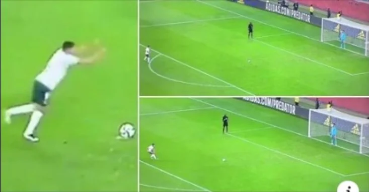 Il giocatore di Palmiras perde la pena alla Coppa del Mondo Club con una delle piste più stupide che abbiamo mai visto.