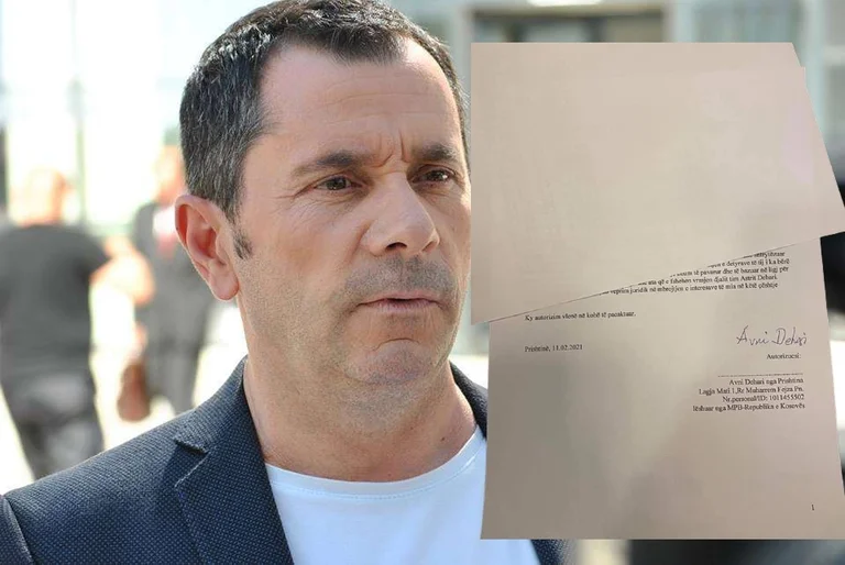 It's Tome Gashi. In time campaign makes criminal speculation against an LDK official for Astrit Deharin