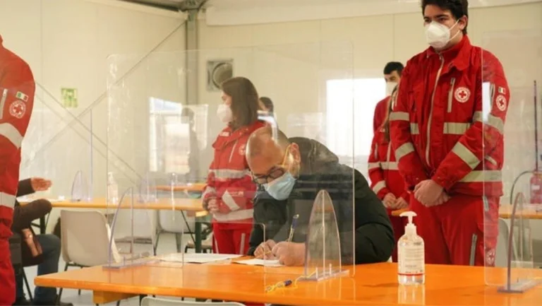 Italian physician working in Albania, first to receive AstraZeneca vaccine