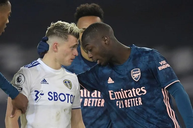 Arsenal fans react very badly to Alioski's comments about Pepen before the PL match.