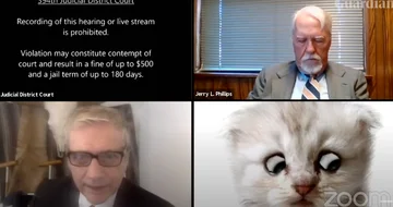 Vidéo virale: L'avocat est coincé dans le filtre chat pendant le procès, dit “E sait que je suis chat”