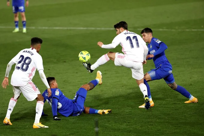 Real Madrid beats Getafen, points to the leaders of the table