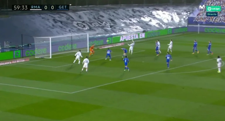 After 60 minutes of silence at Afredo Di Stefano, notes Benzema