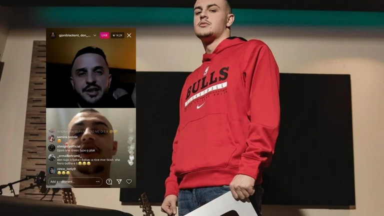 Don John espone le notizie che è stato battuto dal rapper albanese