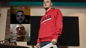 Don John espone le notizie che è stato battuto dal rapper albanese