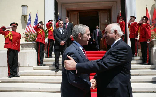 VV's deleted story: He called President Bush's statements on Kosovo naive and false