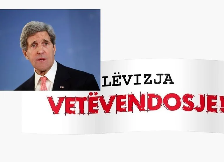 Vetevendosje “zhduled” Kommunique kritisiert ehemalige US-Außenminister John Kerry
