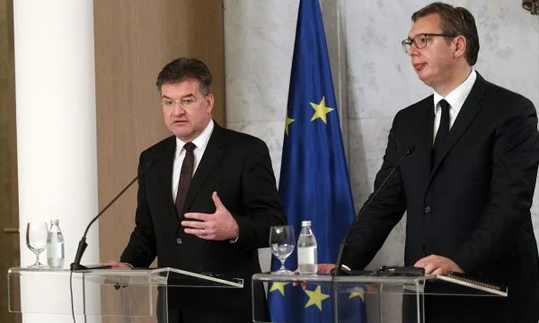 Vuciq thanks Lajcak, Slovakia for support on Kosovo issue