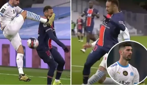 Lo que le haces a él, él se hace a sí mismo: el defensor de Marsella no hace daño a Neymar, termina haciendo daño a sí mismo