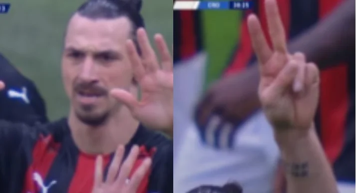 He raised two fingers after he scored, that's the mystical message Iber gave to Inter fans.