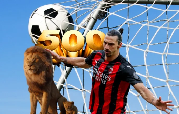 Ibra crossed 500 goals with clubs, those are his words after the match.
