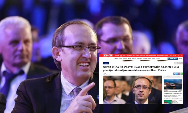 Los medios serbios insultan fuertemente a Hoti después del anuncio de buenas nuevas a Beden: Falso Primer Ministro