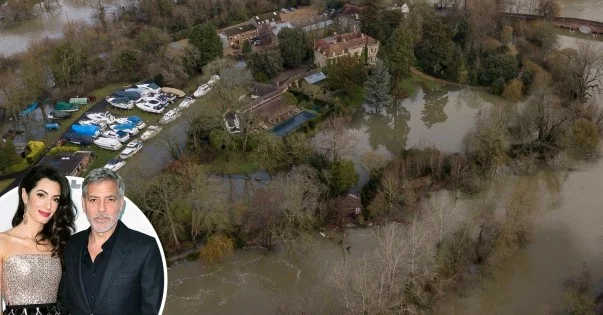 Es ist 12 Millionen Pfund von George Clooney Wasser.