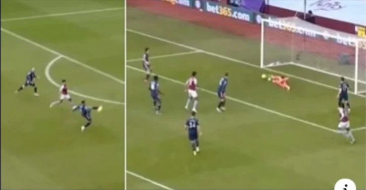 Kadric and Gabriel's reaction to Ollie Watkins' goal was truly embarrassing