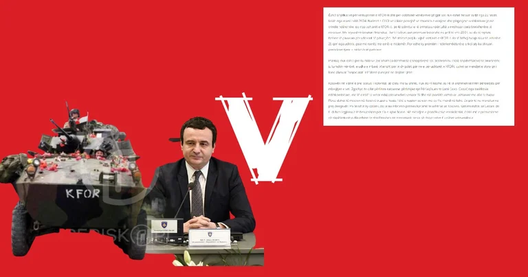 ECKLUZIVE: C'est le communiqué effacé par VV, où la KFOR (Document) a été sévèrement offensée