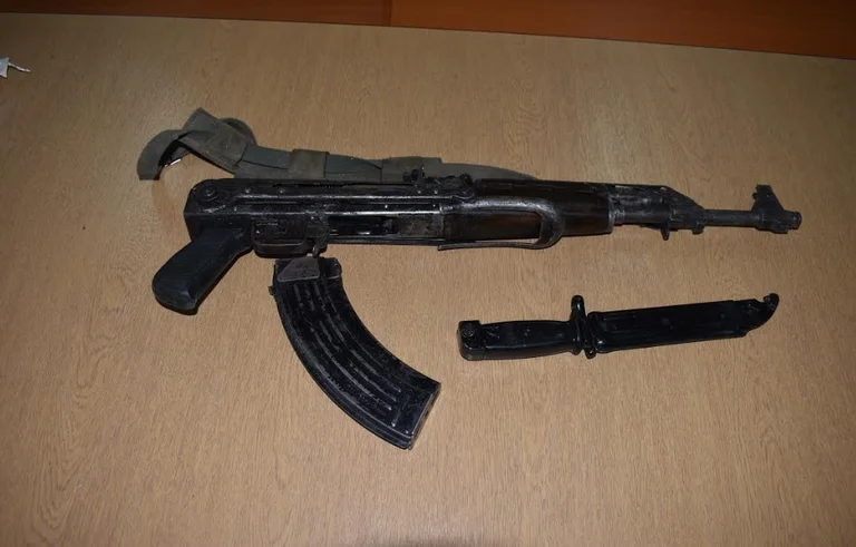 The gun seized by the person caught shooting