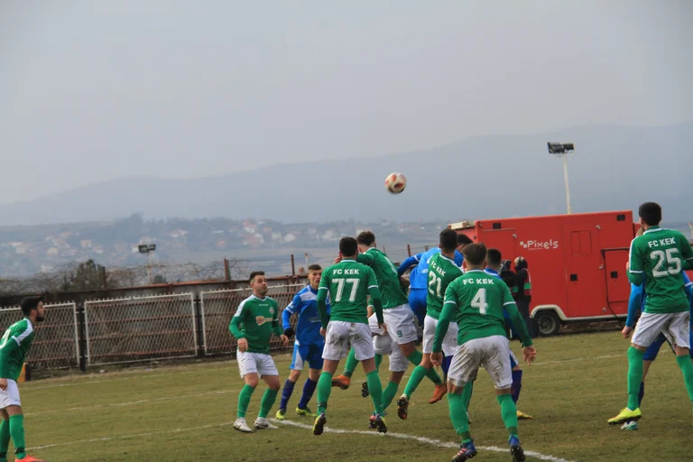 Un match spectaculaire entre KEK, l'équipe de Macédoine