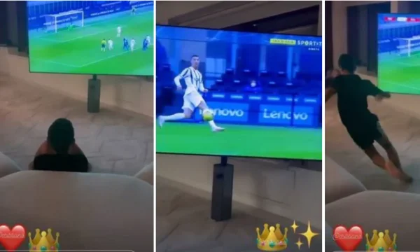 Excitant: C'est ainsi que Cristiano Junior apprécie les objectifs de son père