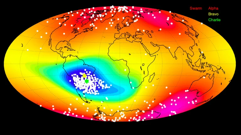 SUFFECTION: Le anomalie misteriose indeboliscono il campo magnetico, dicono gli scienziati