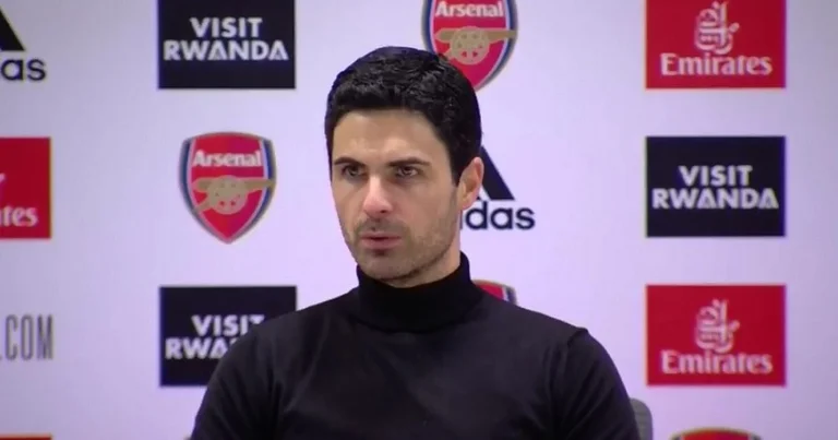Arteta commenta le carte rosse Lenos e Louise ricevute