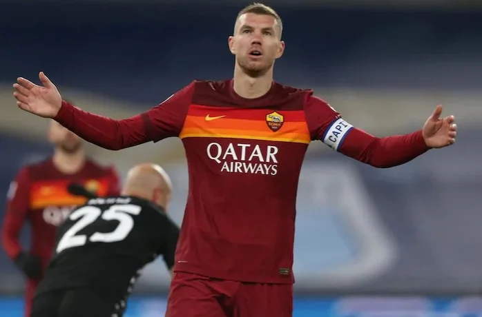 Dzeko's strip of Roman captain