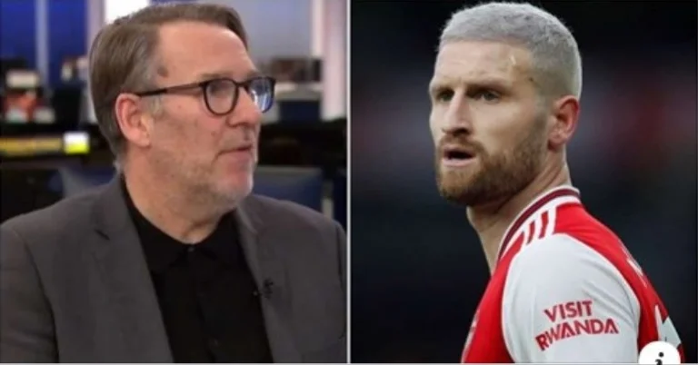 Paul Merson absolut zerstört Shkodran Mustaf nach dem Vertrag Arsenal