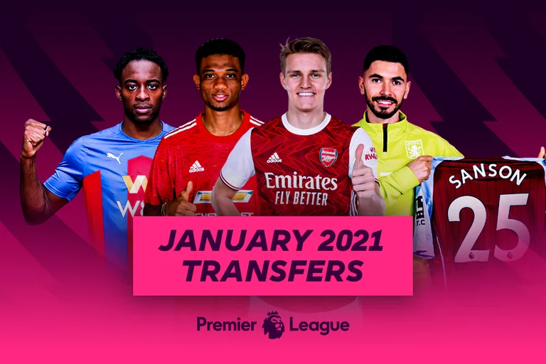All moves to Premier League during the January transitional deadline