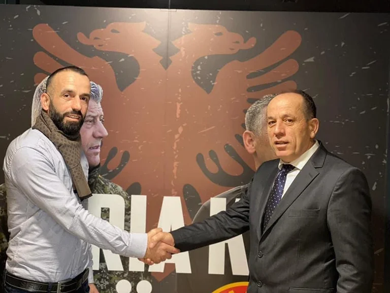Ferat Shala meets the grandson of the nation's distinguished warrior