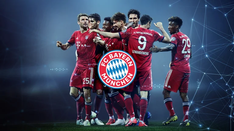 Questi sono giocatori di calcio invitati da Bayern Monaco per la Coppa del Mondo per Club