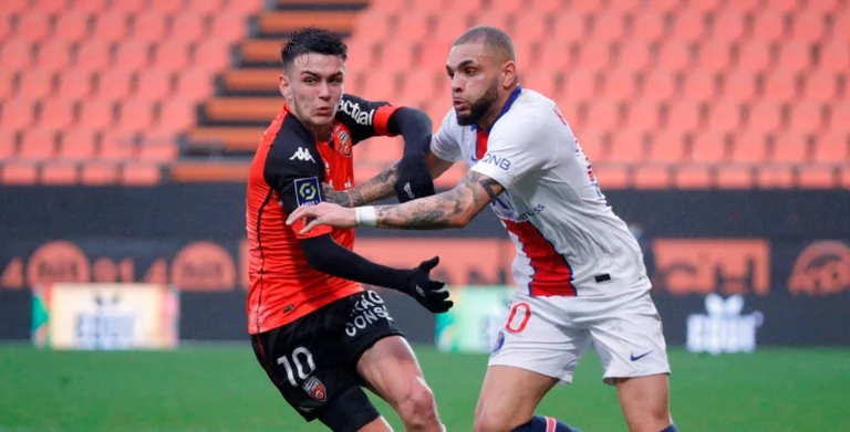 Skuadra e Lorient befason PSG-në, triumfon me përmbysje