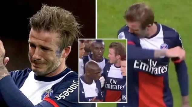Fansa mbani lotët: Lamtumira e David Beckhamit në minutën e 81’të me PSG-në është akoma e vështirë për t’u parë
