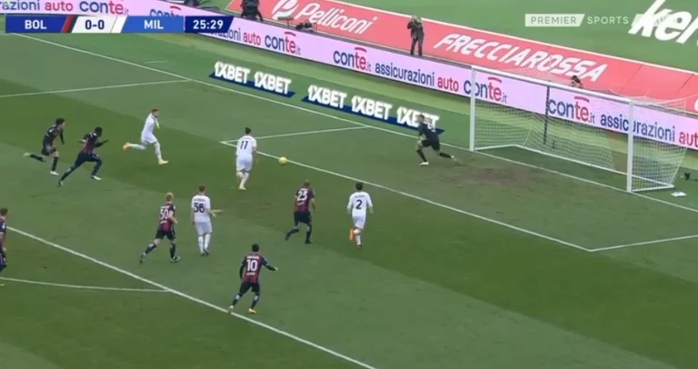 E rrallë: Ibrahimovic humb penalltinë kundër Bolognas, Ante Rebic përmirëson gabimin e tij