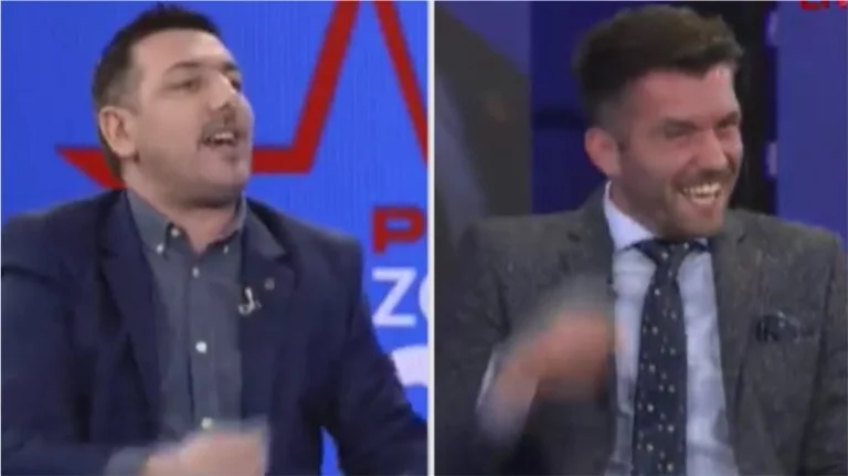 Shpërthen e qeshura në studio: Valon Syla imiton sërish Rron Gjinovcin