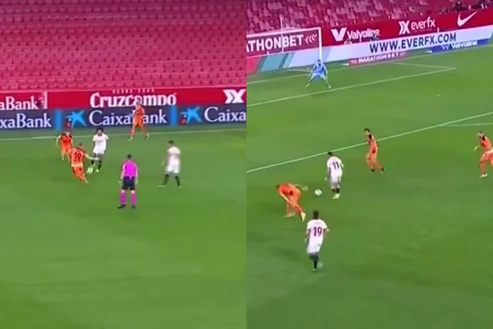 Ky gol i Sevillës ka shkuar viral, nga presioni i jashtëzakonshëm te goli