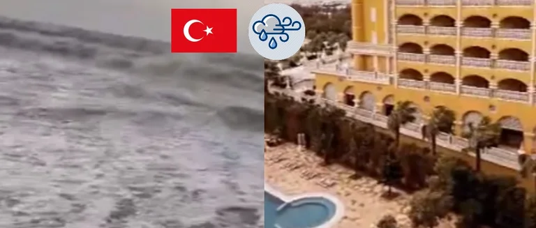 Frymë dhe dallgë të forta në Antali, yjet e Superligës zbulojnë pamjet shqetësuese