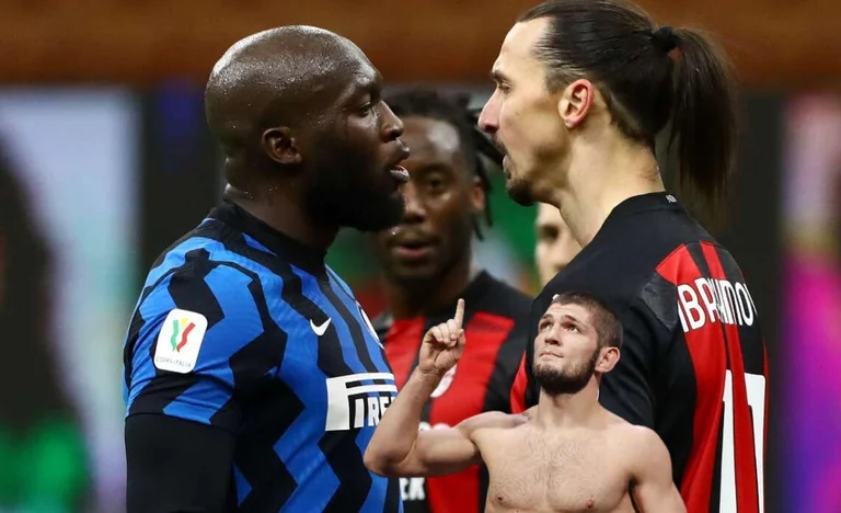 Khabib tregon se kush do të fitonte duelin mes Ibrahimovic dhe Lukakut