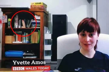BBC Invité à l'attention avec pénis en plastique sur Bookshelf (Vidéo)