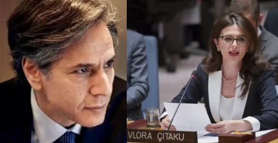 Vlora Çitaku uron Antony Blinken për detyrën e sekretarit të Shtetit Amerikan