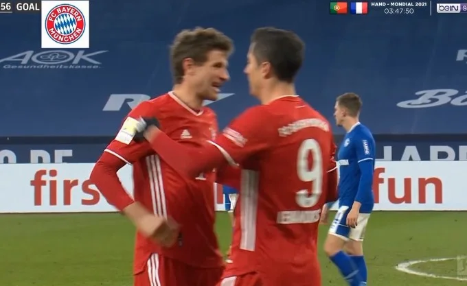 Lewa me gol briliant ndaj Schalkes, më shumë gëzohet Muller sesa ai