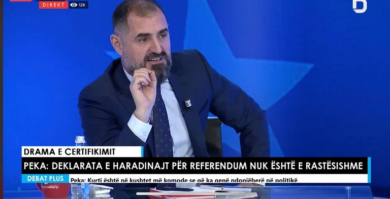 Peka: Pesha e deklaratës për bashkimin me Shqipërinë nga Haradinaj ishte shumë më e madhe sesa kur e thoshte VV