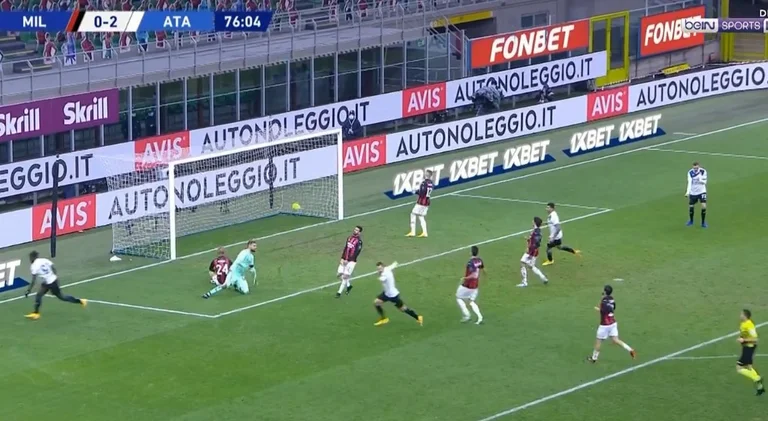 Atalanta spektakolare, shkatërron Milanin – Zapata ia shënon të tretin ‘Rossonerëve’ të shkretë