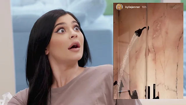 La douche de Kyle Jenner est devenue un mème sur la grille, le milliardaire réagit mal avec les commentaires.