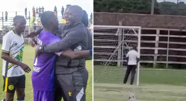 È stato sospeso dopo aver urinato nel campo di calcio, l'allenatore afferma di essere rituale in Africa